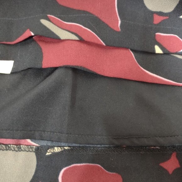 GEORGE BY MARK EISEN RASPBERRY BLACK GRAY SLEEVELESS DRESS WOMEN'S SIZE 8 - Picture 7 of 12